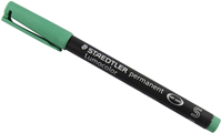 Staedtler 313-5 - Rotulador Permanente Lumocolor - Verde, S - 0,4mm