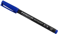 STAEDTLER Lumocolor marqueur permanent 317M, azul, M - 1mm