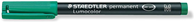 STAEDTLER Lumocolor 317-5 - Rotulador permanente, M - 1mm, verde