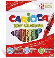 Carioca Ceras, Multicolor, 24 Unidad