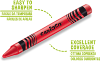 Carioca Ceras, Multicolor, 24 Unidad