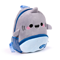 Mochila de Peluche Archie El Tiburón Animales Adorables Adoramals, 30cm