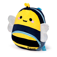 Mochila de Peluche Bobby La Abeja Animales Adorables Adoramals, 30cm 