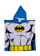 PONCHO DE MICROFIBRA CON CAPUCHA DE 55X55CM DE BATMAN
