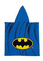 PONCHO DE MICROFIBRA CON CAPUCHA DE 55X55CM DE BATMAN