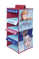 COLGADOR/ORGANIZADOR ARMARIO CON 4 HUECOS 29X28X65 CM. DE FROZEN