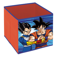 CONTENEDOR - ORGANIZADOR TEXTIL CON FORMA DE CUBO PLEGABLE DE 31X31X31CM DE DRAGON BALL