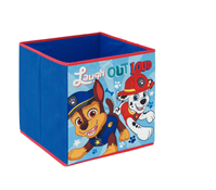 CONTENEDOR - ORGANIZADOR TEXTIL CON FORMA DE CUBO PLEGABLE DE 31X31X31CM DE PATRULLA CANINA