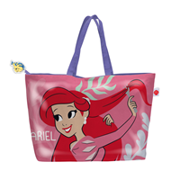 BOLSA DE PLAYA DE 48X32CM CON CREMALLERA DE PRINCESAS