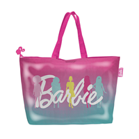 BOLSA DE PLAYA DE 48X32CM CON CREMALLERA DE BARBIE