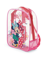 MOCHILA DE PLAYA TRANSPARENTE DE 31X25X23CM DE MINNIE