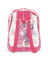 MOCHILA DE PLAYA TRANSPARENTE DE 31X25X23CM DE MINNIE
