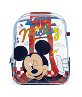 MOCHILA DE PLAYA TRANSPARENTE DE 31X25X23CM DE MICKEY