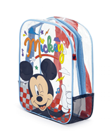 MOCHILA DE PLAYA TRANSPARENTE DE 31X25X23CM DE MICKEY