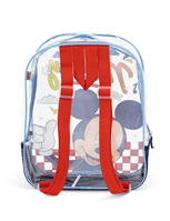 MOCHILA DE PLAYA TRANSPARENTE DE 31X25X23CM DE MICKEY