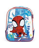 MOCHILA DE PLAYA TRANSPARENTE DE 31X25X23CM DE SPIDEY & FRIENDS