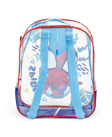 MOCHILA DE PLAYA TRANSPARENTE DE 31X25X23CM DE SPIDEY & FRIENDS