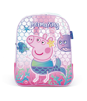 MOCHILA DE PLAYA TRANSPARENTE DE 31X25X23CM DE PEPPA PIG