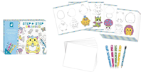 Set de dibujo creativo de 20 colores con rotuladores de purpurina
