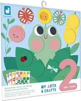 Set de pegatinas creativas Autour de l'étang - 2 años