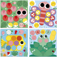 Set de pegatinas creativas Autour de l'étang - 2 años