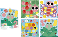 Set de pegatinas creativas Autour de l'étang - 2 años