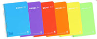 CUADERNO POLIPROPILENO ESPIRAL 4º 80 HOJAS 90G 1 LINEA CON M