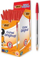 CRISTAL MEDIUM BOX50 RED NF EU