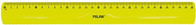MILAN Blister regla de 30cm, amarillo 