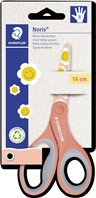 STAEDTLER Noris 965 14P BK - Tijeras para manualidades, tarjeta de cartón con 1 tijera, 4 colores surtidos