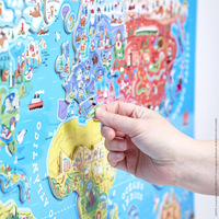 PUZLE MAGNÉTICO ATLAS MUNDIAL VERSIÓN EN ESPAÑOL