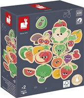 IMANES DE FRUTAS Y VERDURAS 24 PIEZAS