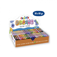 Carioca Plastilina 60 gramos, 36 unidades