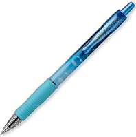 Pilot G-2-07 - Bolígrafo de tinta de gel de burbujas, bolígrafos retráctiles de tinta suave con agarre ergonómico para escribir, diario, bocetos, tomar notas y creatividad, tinta azul, barril azul