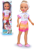 Nancy Coconut Blonde, Muñeca Vestida con un Conjunto Veraniego, Rubia de Ojos Marrones con Tez Oscura, Juguete con Olor a Coco Real, +3 años, Famosa (NAC88100)