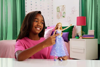Mattel Universal Pictures Wicked: For Good Glinda Muñeca cantarina con Ropa de Quita y pon, Inspirada en la película, Canta “For Good” en inglés, JFM10