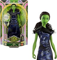 Mattel Universal Pictures Wicked: For Good Elphaba Muñeca cantarina con Ropa de Quita y pon, Inspirada en la película, Canta “For Good” en inglés, JFM09