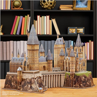 4D Build - PUZZLE 3D HARRY POTTER CASTILLO HOGWARTS - Rompecabezas 3D Juego Construcción - Puzzles para Adultos y Niños - 6069816 - Juguetes Niños 12 Años +