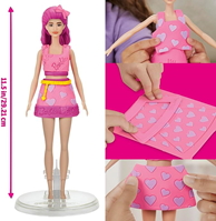 Play-Doh Barbie, Set de muñeca Corazones y cabellos