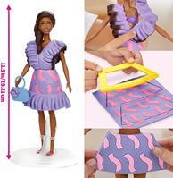 Play-Doh Barbie, Set de muñeca Volantes de modista