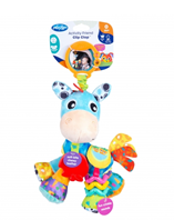 Playgro Activity Friend Lupe Llama – Juguete sensorial para bebé 0+ meses, llama suave con clip para carrito o cuna, ideal para recién nacidos