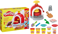 Play-Doh Kitchen Creations - Horno de Pizzas con 6 Botes de plastilina y 8 Accesorios