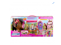 Barbie Muñeca con Caballo y Establo, Muñeca con accesorios +3 años