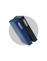 SEPARADORES A4 10/SP PLASTICO negro/azul